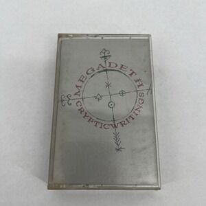 Megadeth Cryptic Writings Cassette Tape (Capitol Records 1997)